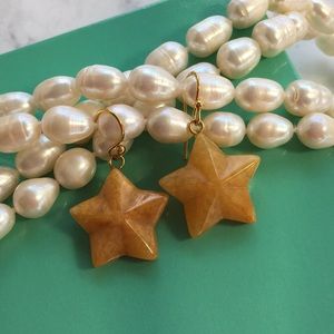 New Gemstone Stars & Gold filled earring hooks New